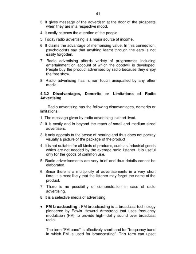 ADVERTISING NOTES