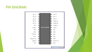 INTERFACING ANALAOG TO DIGITAL CONVERTER (ADC0808/09) TO 8051 ...