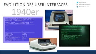 RobinSedlaczek
RobinSedlaczek.com
RobinSedlaczek@live.de
EVOLUTION DES USER INTERFACES
1940er
 