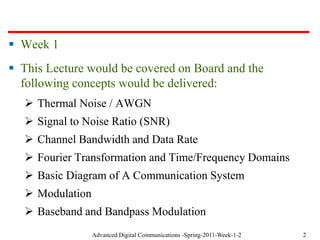 Advanced Digital Communications: Theory and Applications in Signal ...