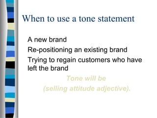 Ad campaign guidelines | PPT