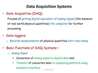Analog to Digital Converters and Data Acquisition Systems | PDF