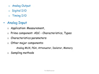 Analog to Digital Converters and Data Acquisition Systems | PDF