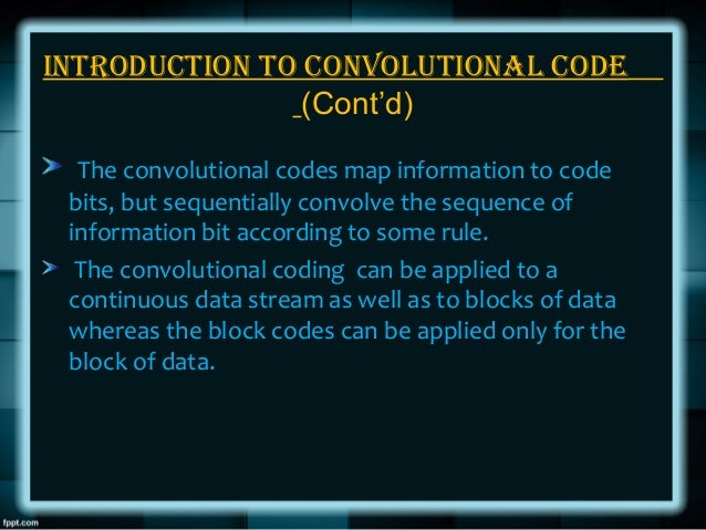 Convolutional code