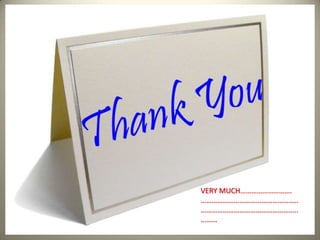 55
VERY MUCH……………………….
……………………………………………..
……………………………………………..
………
 