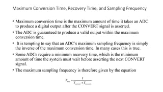 Adc Conversion Time ADC CODE EDGE MEASUREMENTS mixed signal ic | PPTX