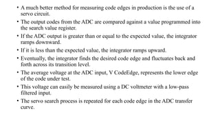 ADC CODE EDGE MEASUREMENTS mixed signal ic | PPTX