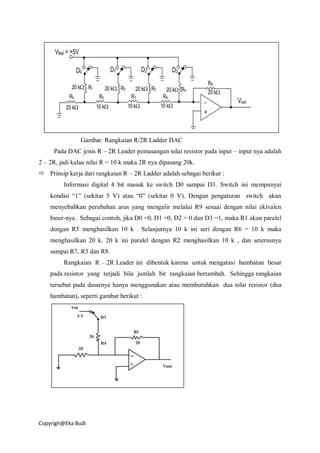 Merck R1 R2 Ladder Adc dan dac lanjutan | PDF