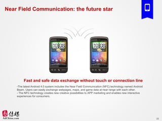 Near Field Communication: the future star  Fast and safe data exchange without touch or connection line <ul><li>The latest...