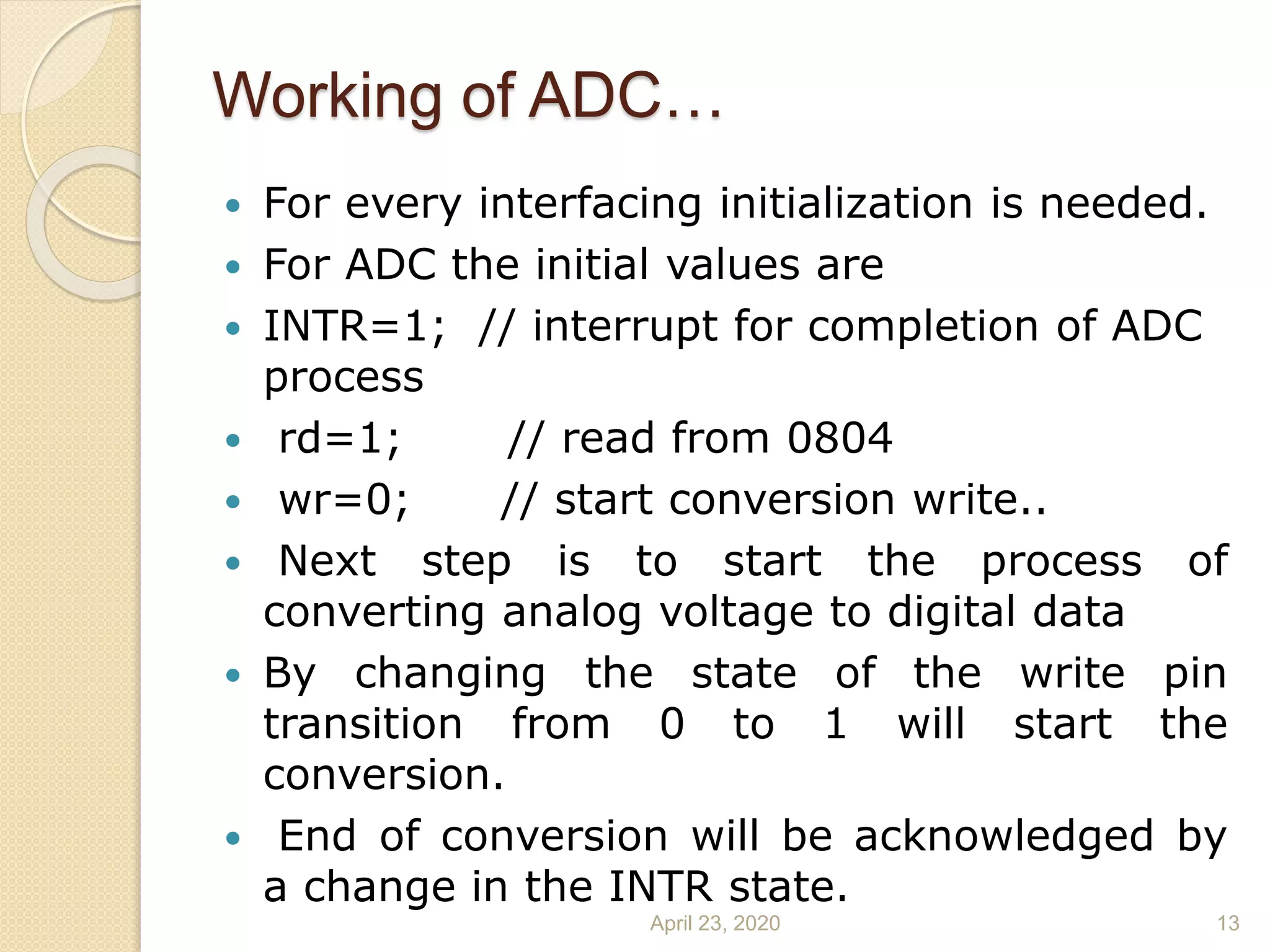 Adc interfacing | PPT
