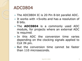 Adc interfacing | PPT