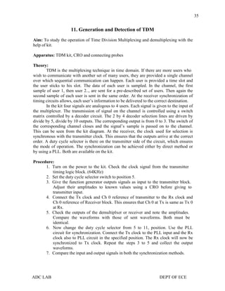 ADC LAB BY PROF. KRISHNANAIK AND SUMAN FROM CDU | PDF