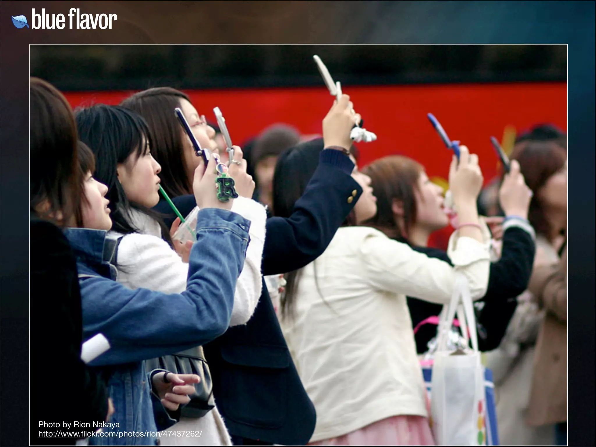 Photo by Rion Nakaya
http://www.ﬂickr.com/photos/rion/47437262/
 