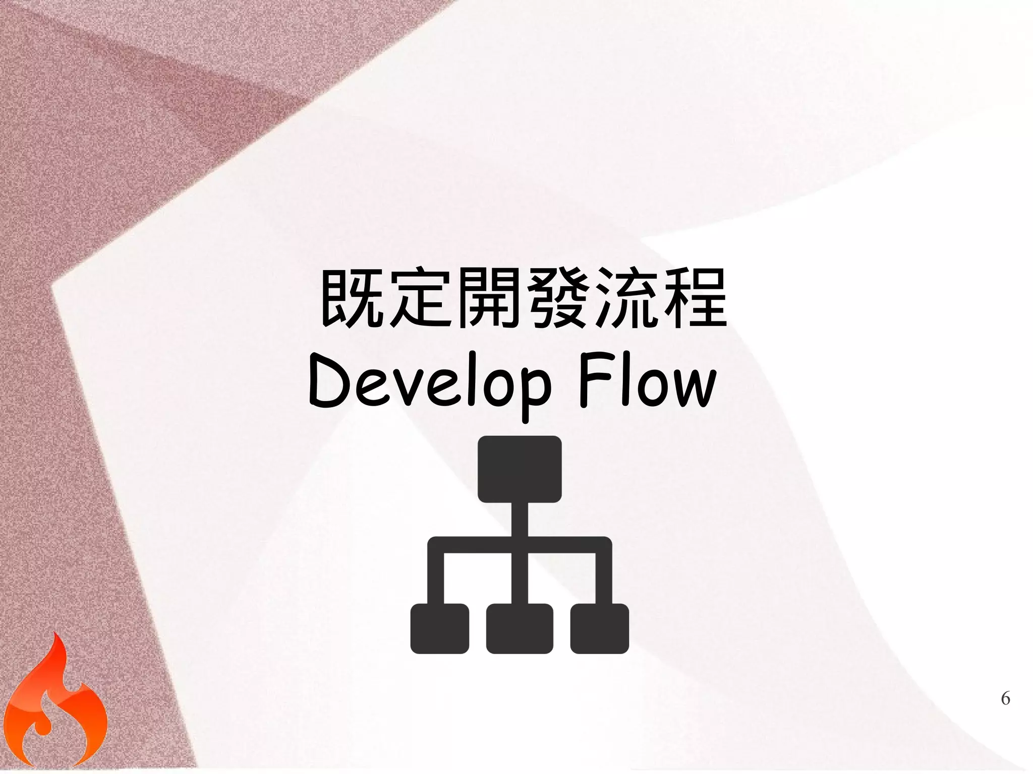 6 
既定開發流程 
Develop Flow 
 