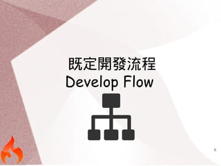 6 
既定開發流程 
Develop Flow 
 
