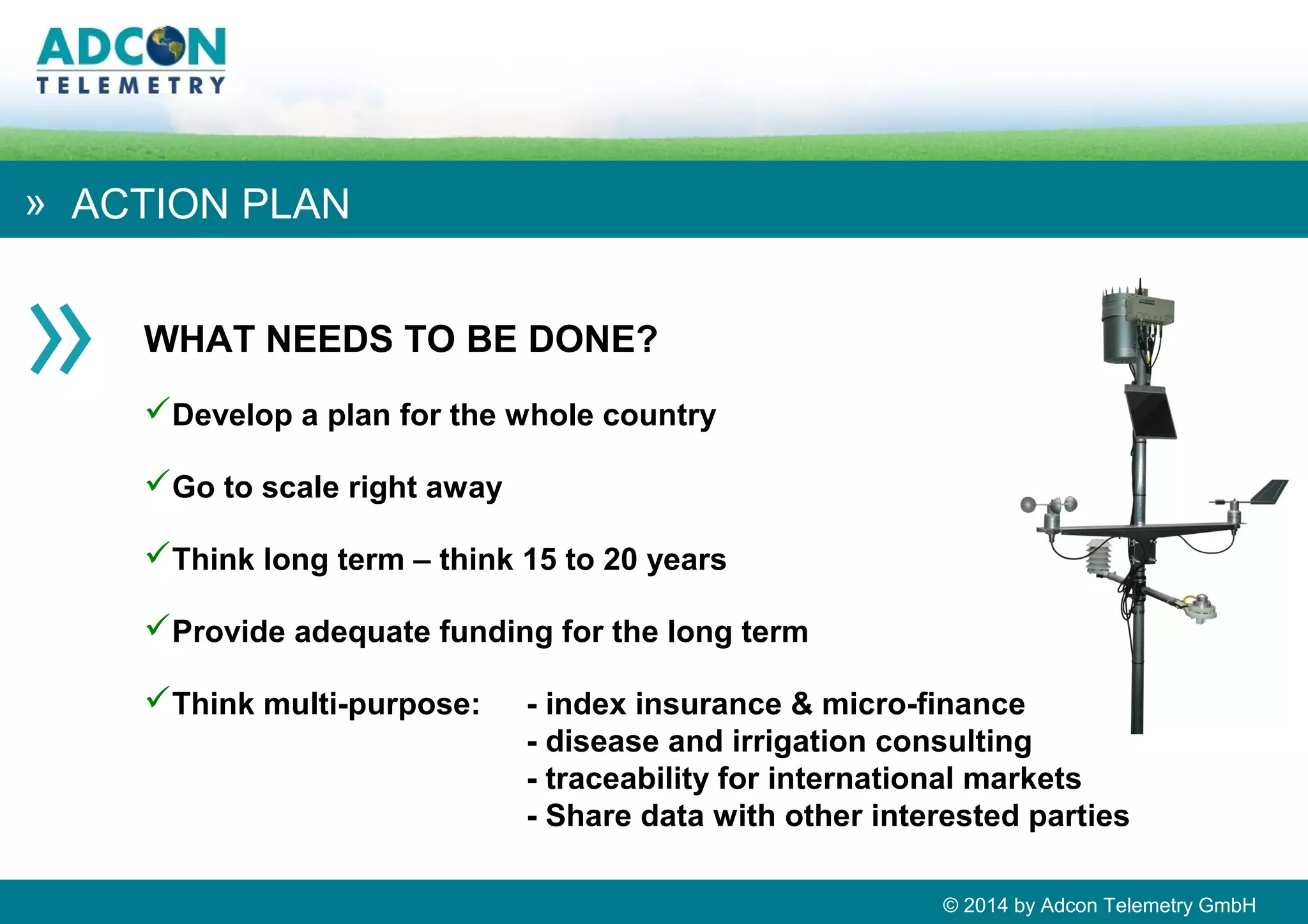 Climate-Smart Agriculture: Weather Data for Index Insurance, enhanced ...