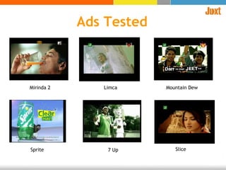 Ads Tested Mirinda 2 Limca Mountain Dew Sprite Slice 7 Up 