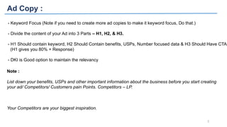 Sub Copy Ad Copy how to ad copy that converts.pptx