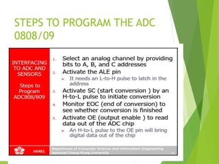 STEPS TO PROGRAM THE ADC
0808/09
7/15/202
4
Department of Computer Science and Engineering, GIT 6
 
