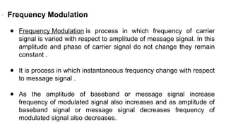 Introduction to Analog Modulation Technique | PPTX