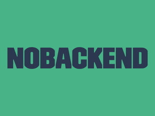 noBackend
 