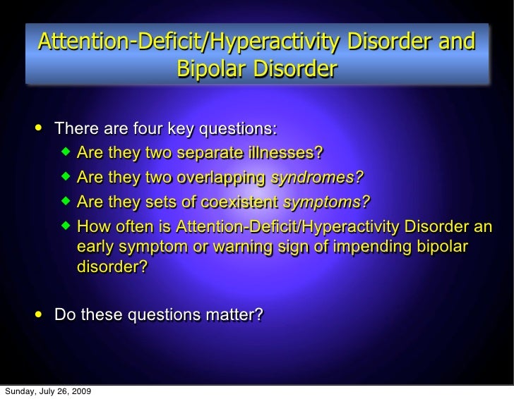 ADHD Bipolar Disorder