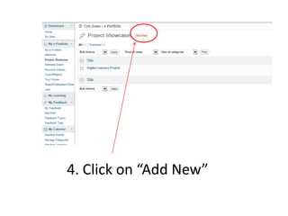 4. Click on “Add New”