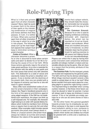 AD&D2 - Priest's Player Pack - Jeu De Rôle TSR - Complet, Bon état Extérieur