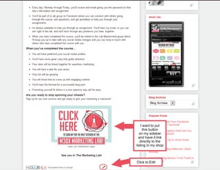 Add a clickable button to your blog sidebar