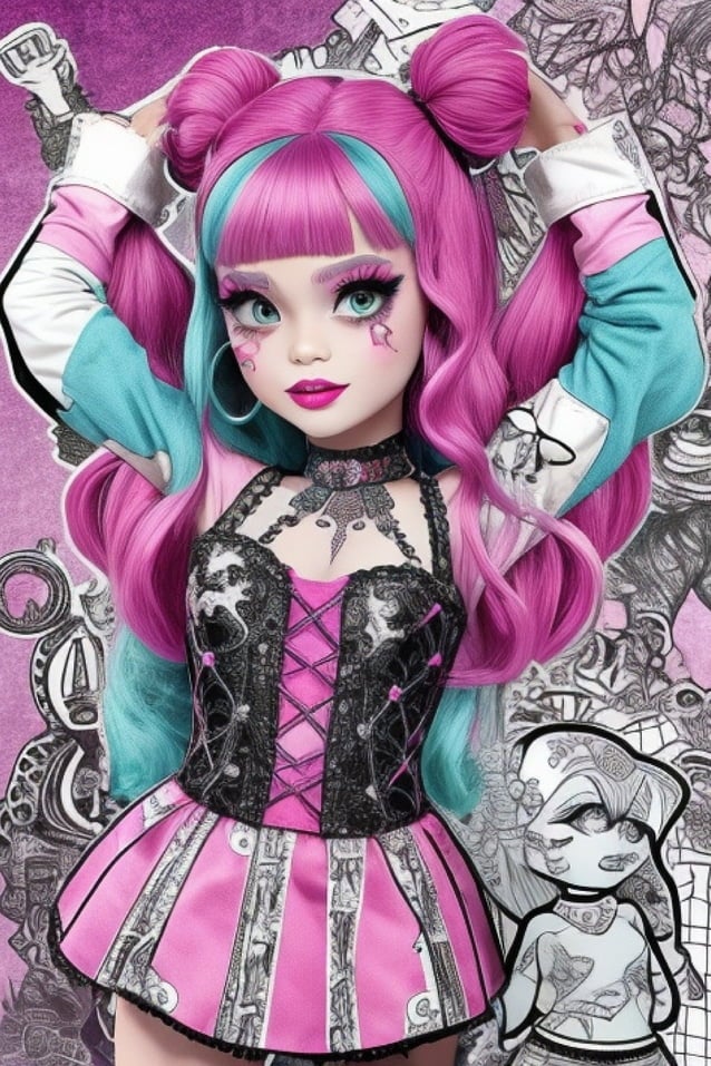 monster high coloring pages PDF
