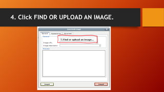 4. Click FIND OR UPLOAD AN IMAGE.
 