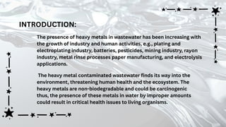 Removal of heavy metals in wastewater . | PDF