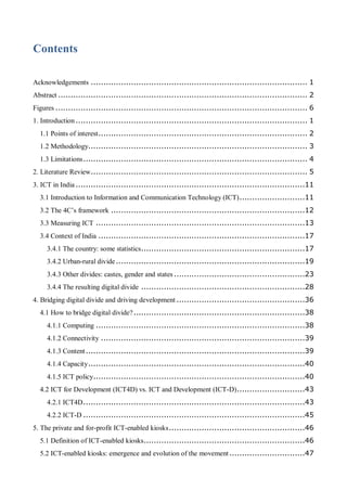 ICT for Development in Rural India | PDF