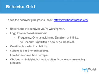 Behavior Grid

To see the behavior grid graphic, click: http://www.behaviorgrid.org/


• Understand the behavior you’re wo...