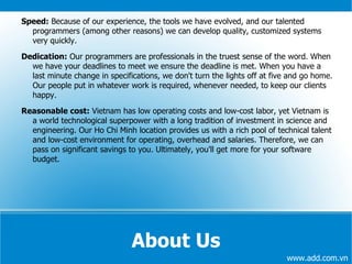 Helping our clients improve their efficiency through streamlining of their business processes 