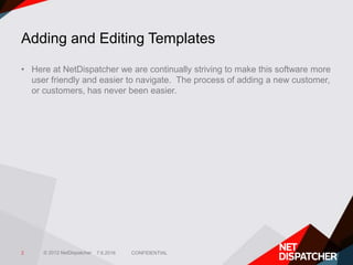 Adding and Editing Templates | PPTX