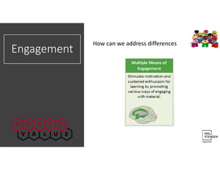 Engagement
How can we address differences
 
