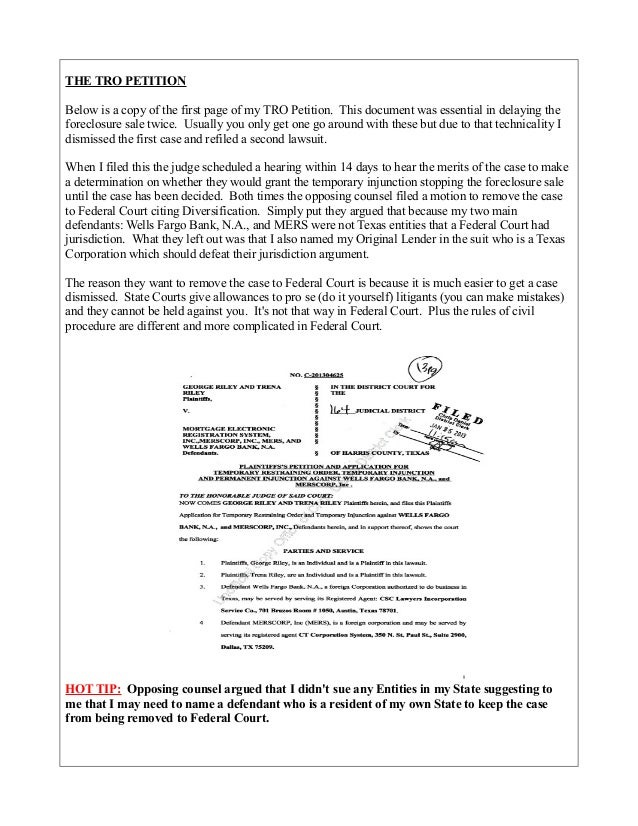 How to stop foreclosure