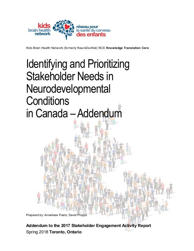 Addendum To The 2017 Stakeholder Engagement Activity Report