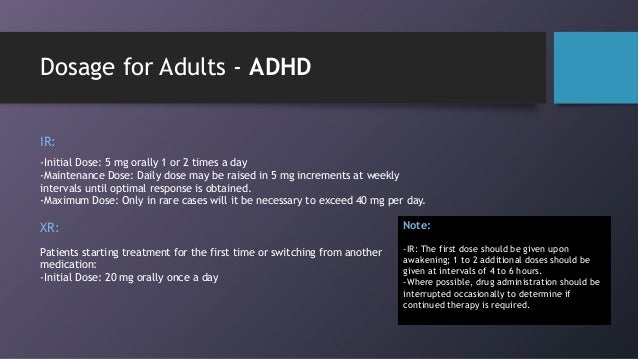 the day is of per dose max what adderall
