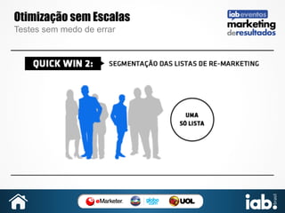 Otimização sem Escalas
Testes sem medo de errar

 