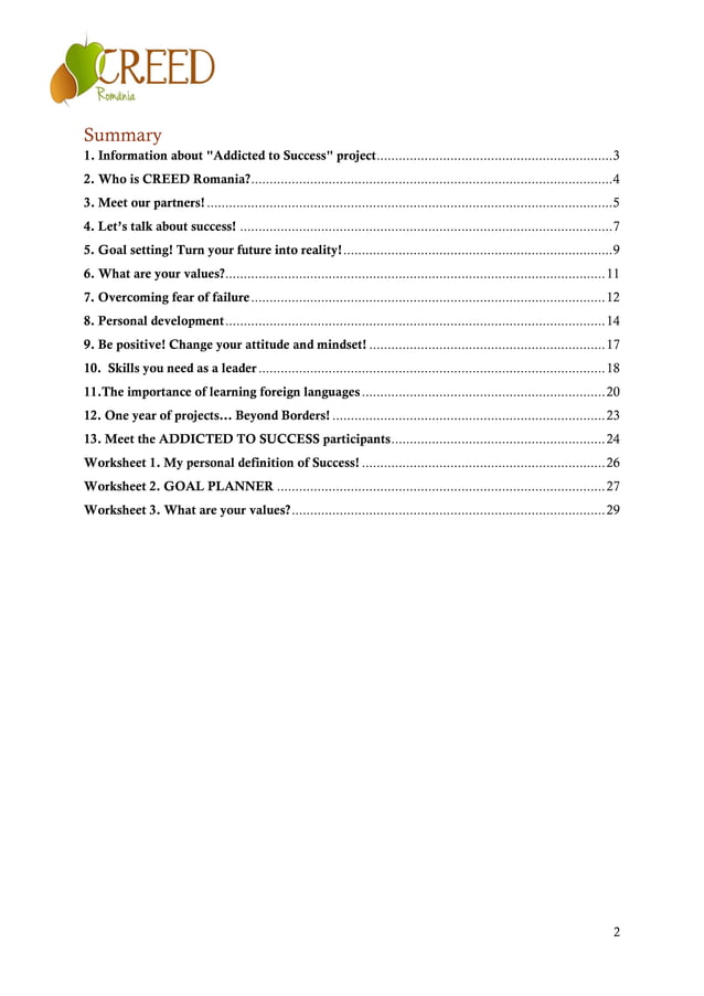 Addicted tosuccessbrochureenglish PDF Education
