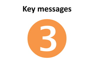 Key messages
 