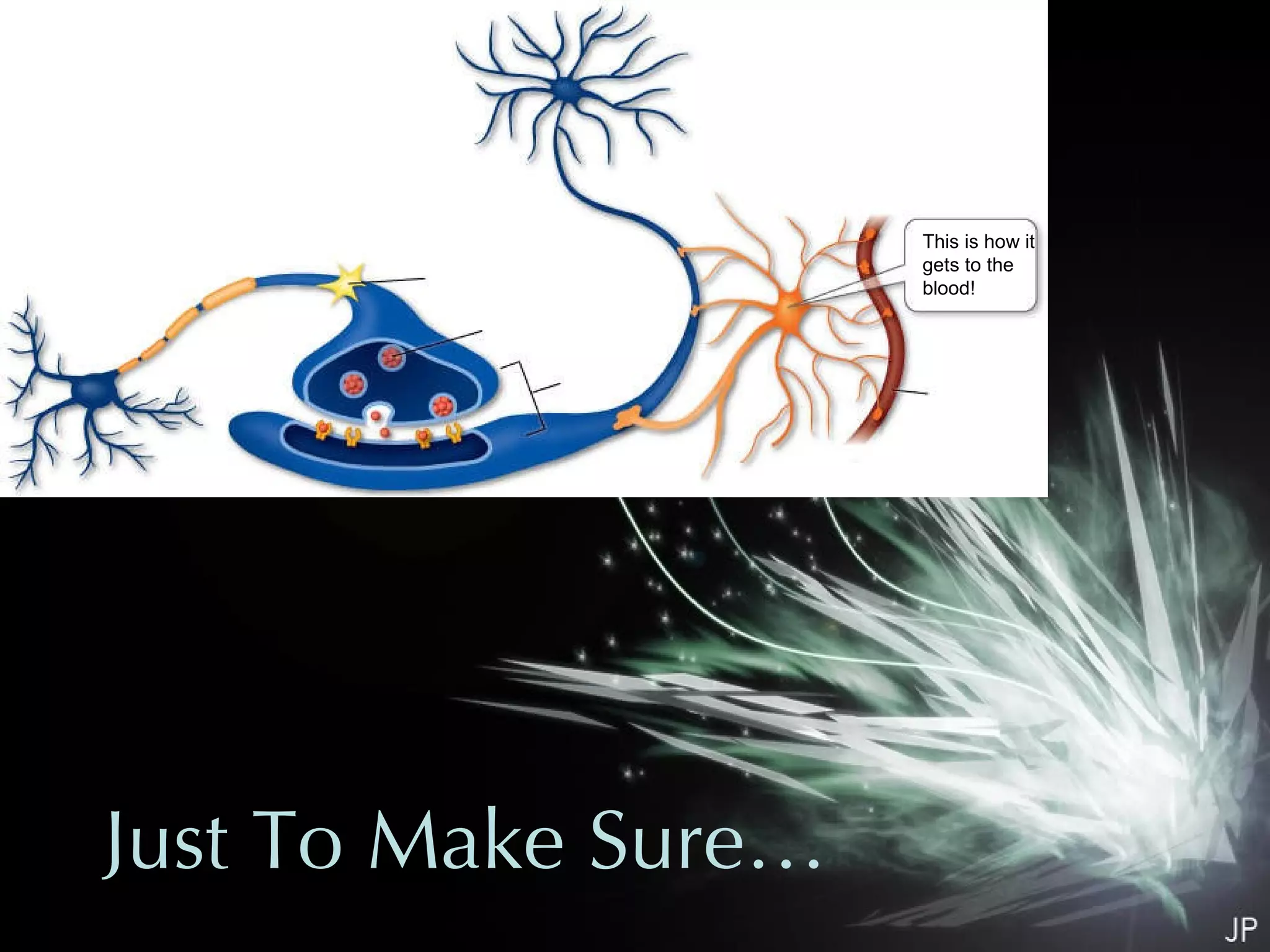 Just To Make Sure… This is how it gets to the blood! 