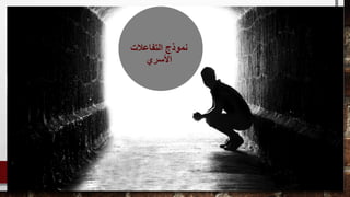 ‫التفاعالت‬ ‫نموذج‬
‫األسري‬
 