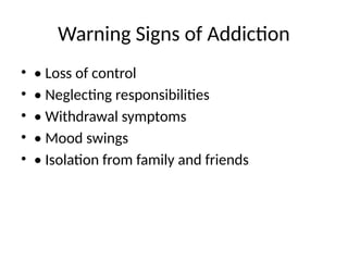 Comprehensive Addiction Overview: Causes, Effects, Prevention, and ...