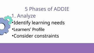ADDIE, ASSURE SAM INSTRUCTIONAL MODELS DESIGN | PPTX