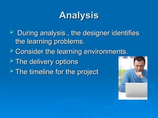 Analysis Design Development Implement Evaluation Ppt
