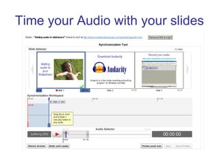 Time your Audio with your slides