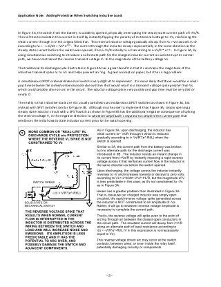 Application Note: Adding Protection When Switching Inductive Loads
_______________________________________________________...